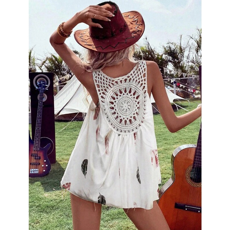 Fashion Lace Women Summer Tank Tops