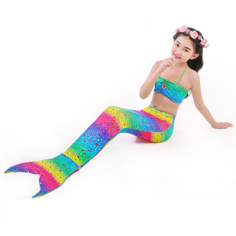 Girls Mermaid Dress and Bikini-STYLEGOING