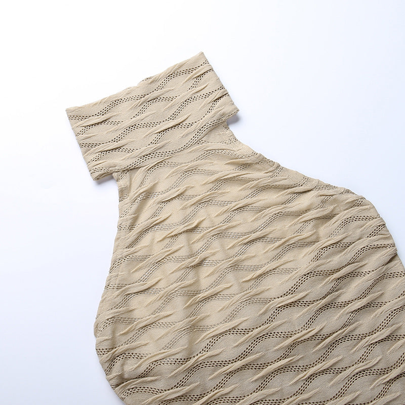 Sexy High Neck Backless Sheath Dresses-Dresses-Free Shipping at meselling99