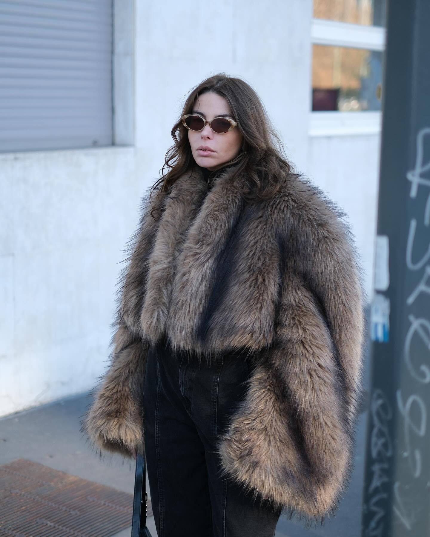 Retro Faux Mink Fur Short Coat Women’s – Reversible Plush Jacket