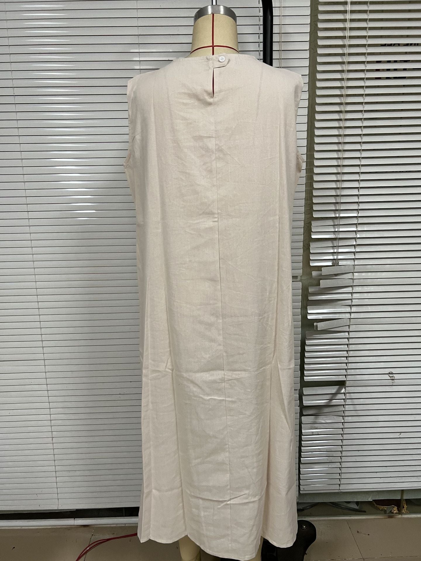 Casual Linen Summer Long Cozy Dresses-Dresses-Free Shipping at meselling99