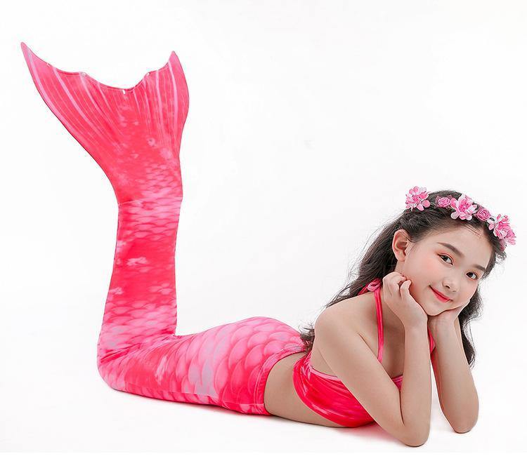 Grils Summer Mermaid Dress&Bikini-STYLEGOING