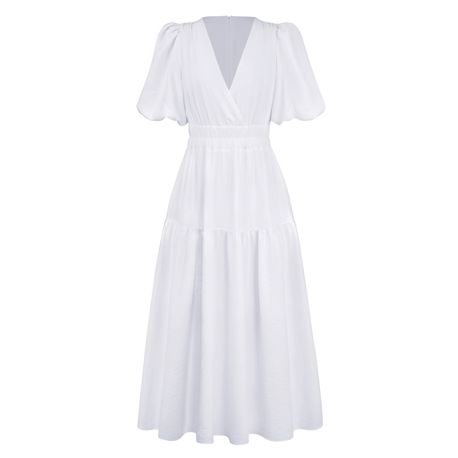 Fashion V Neck Summer Long Dresses for Women