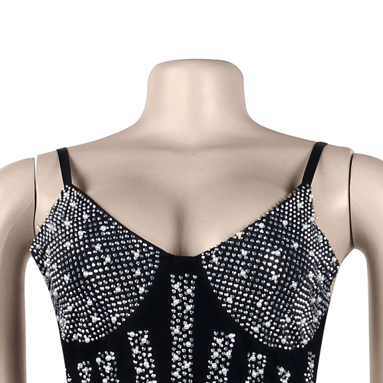 Sexy Women See Through Rhinestone Night Party Dresses--Free Shipping at meselling99