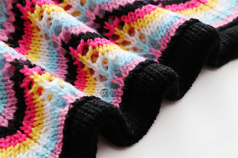 Casual Bohemian Striped Knitted Sweaters