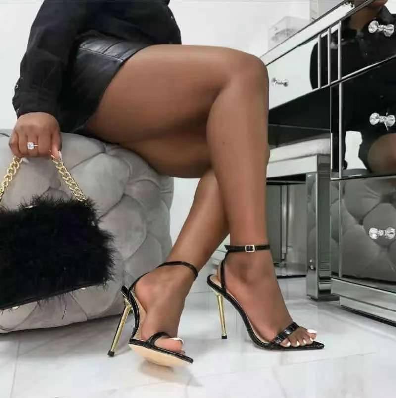 Summer Open Tone Sex Stiletto High Heels-STYLEGOING