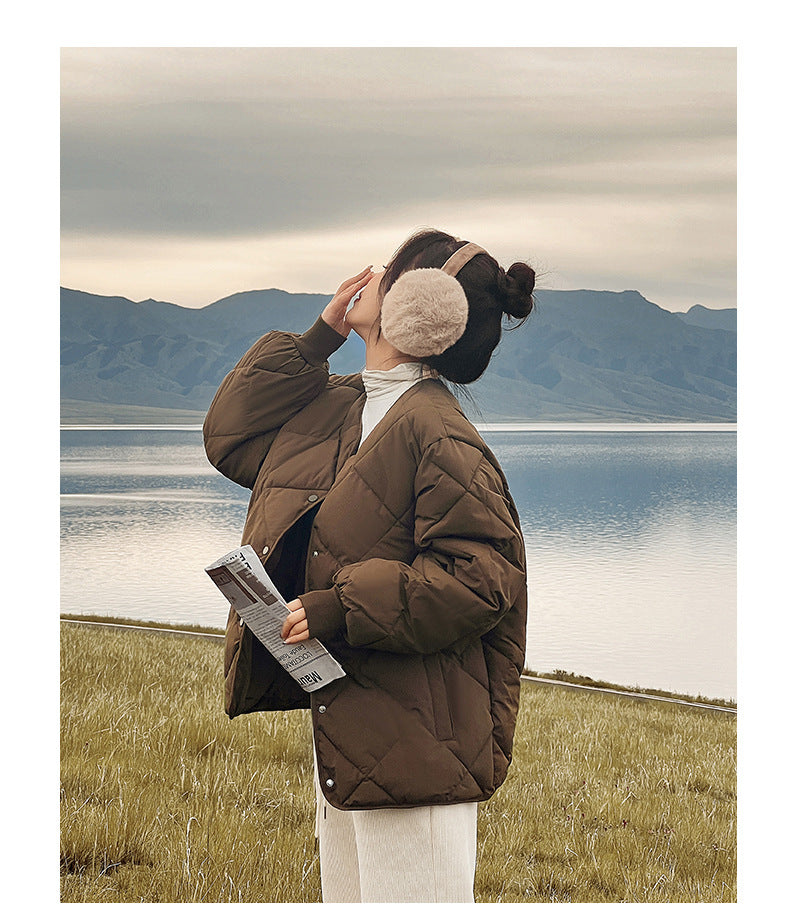 Fashion Cotton Short Baseball Women Coats