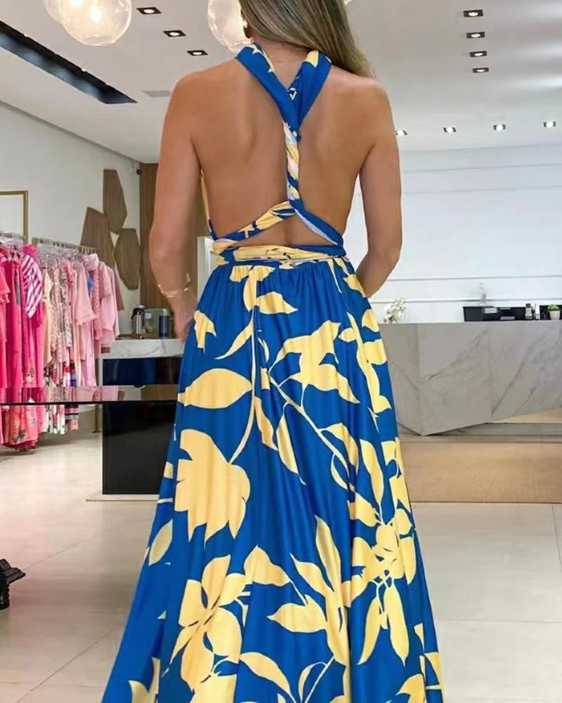 Sexy One Shoulder Sleeveless Long Dresses