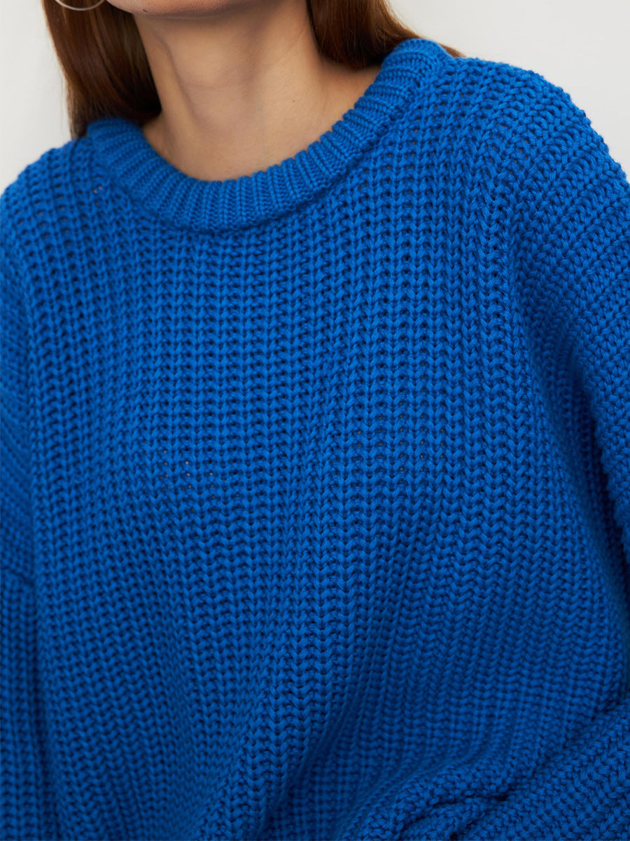 Lantern Sleeve Pullover Sweater