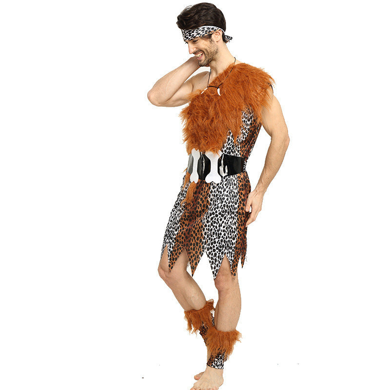 Halloween Native American Costume Set – Indigenous Warrior Outfit for Men & Women