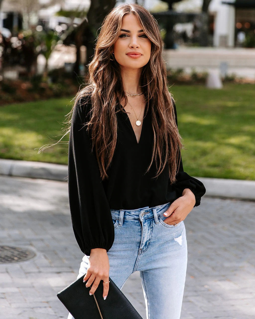 Sheer Bliss Peasant Blouse