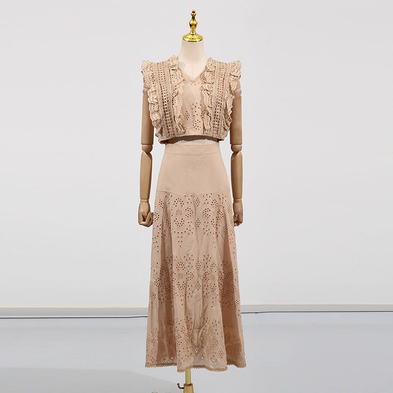 Designed Vacation Style Beach Dress Set