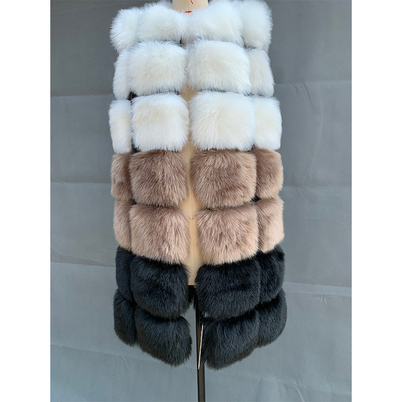 Fashion Faux Fur Winter Long Vest