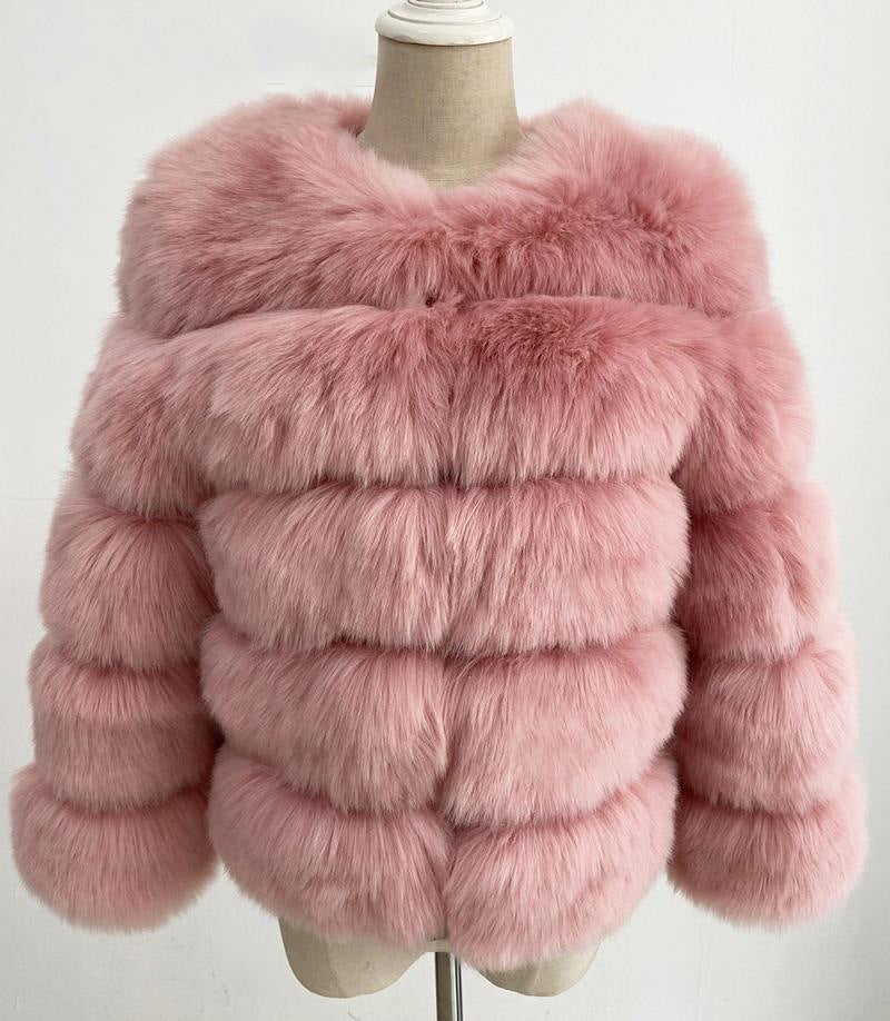 Fashion Faux Fur Short Coat for Women