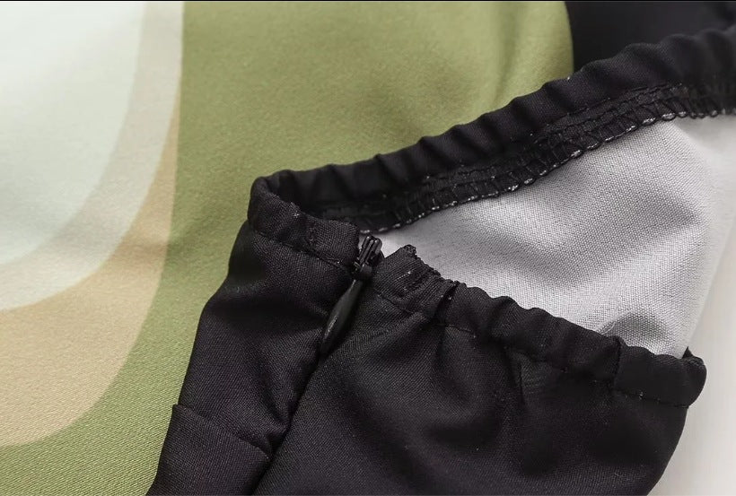 Women's Avocado Print Strapless Sundress