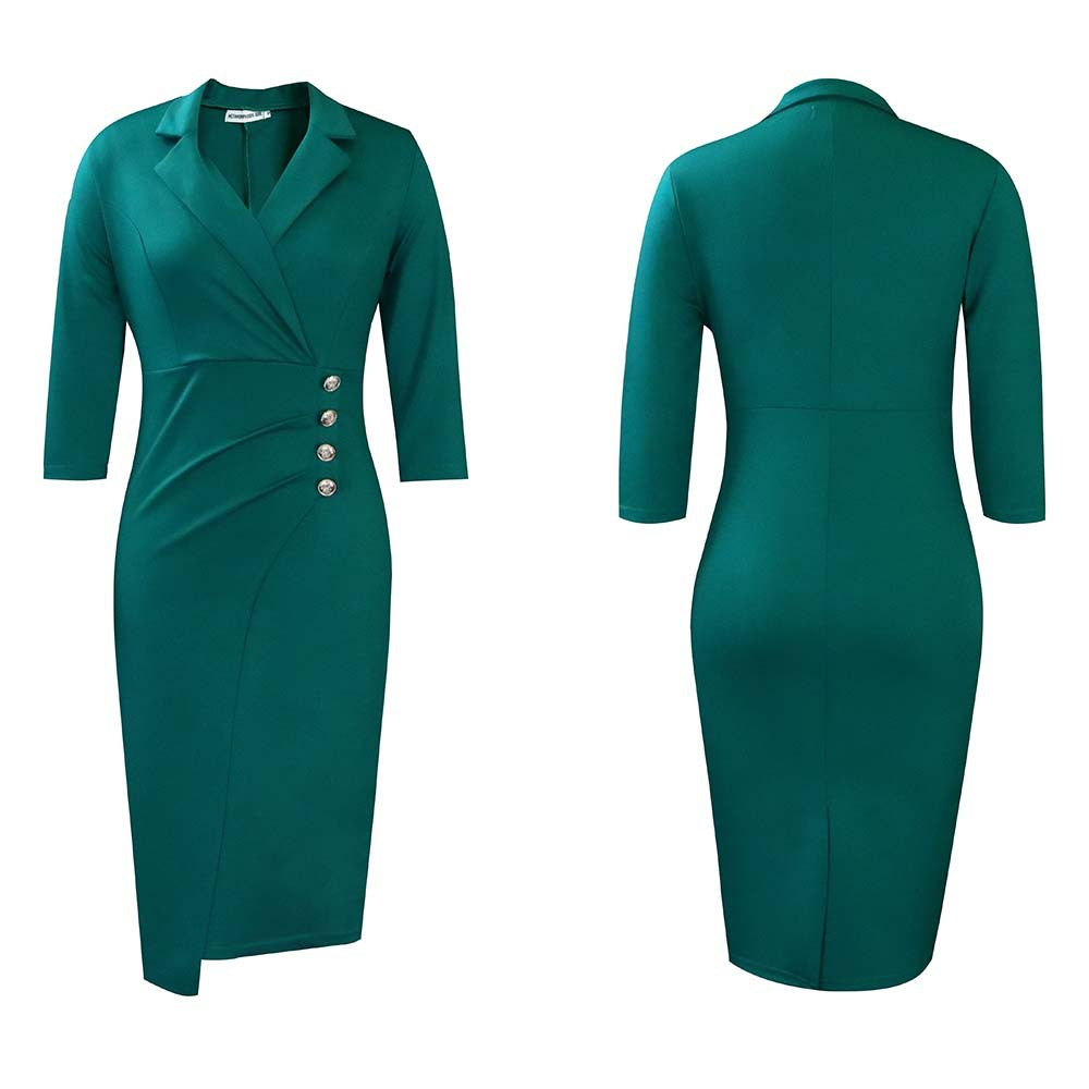 Elegant Office Lady Pencil Sheath Dresses-Dresses-Free Shipping at meselling99