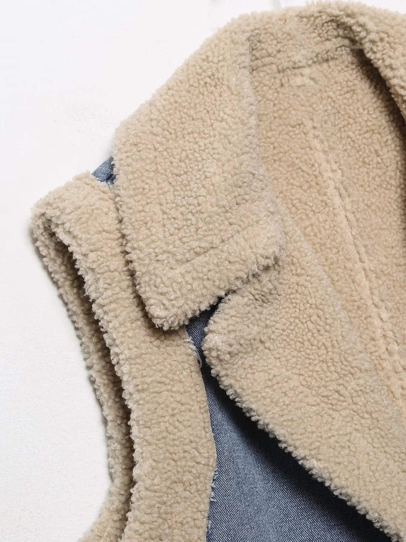 Fashion 2 in 1 Woolen Jacket Vest for Women