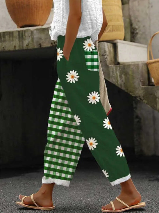 Casual Women Drawstring Elastic Waist Pants