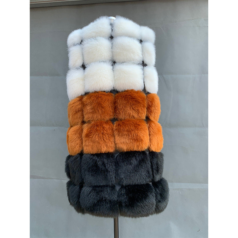 Fashion Faux Fur Winter Long Vest