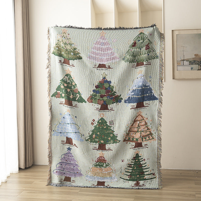 Christmas Gift Blankets - Holiday Decor Throws for Sofa, Bed & Wall