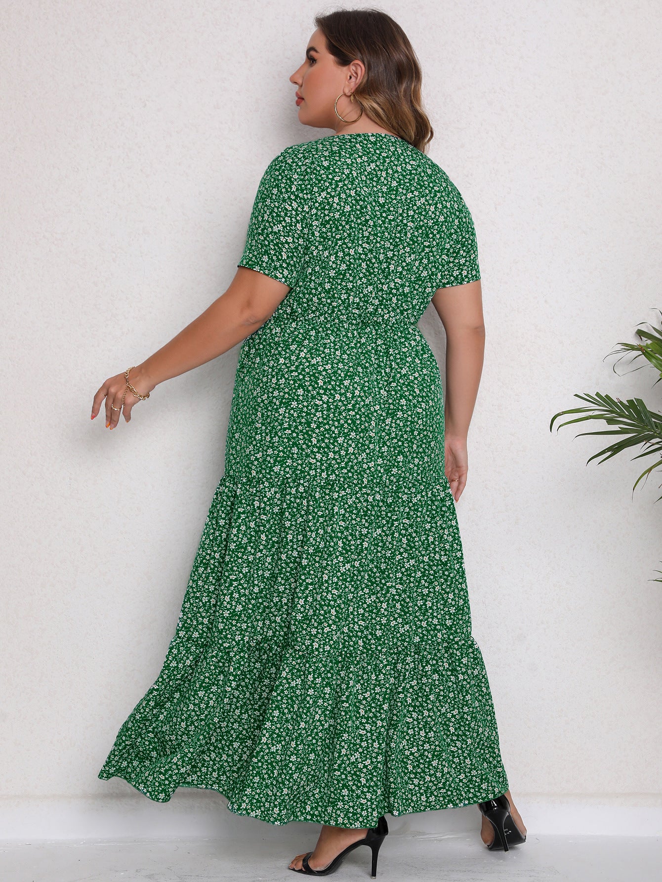 Plus Size Boho Beach Maxi Dress
