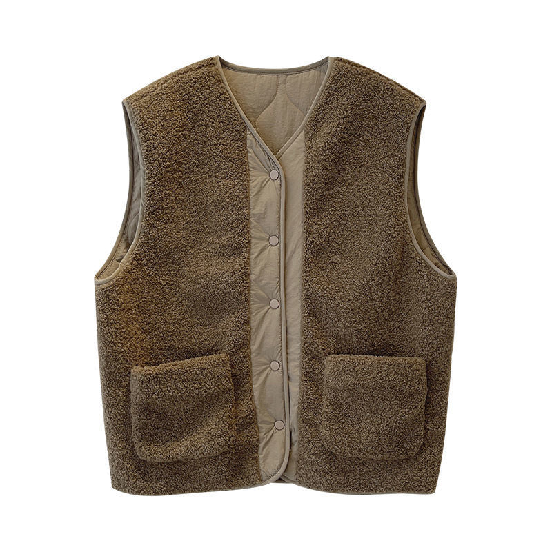 Fashion Women Fleece Warm Vest