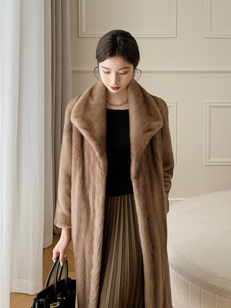 Luxurious Faux Fur Winter Warm Overcoats for Women