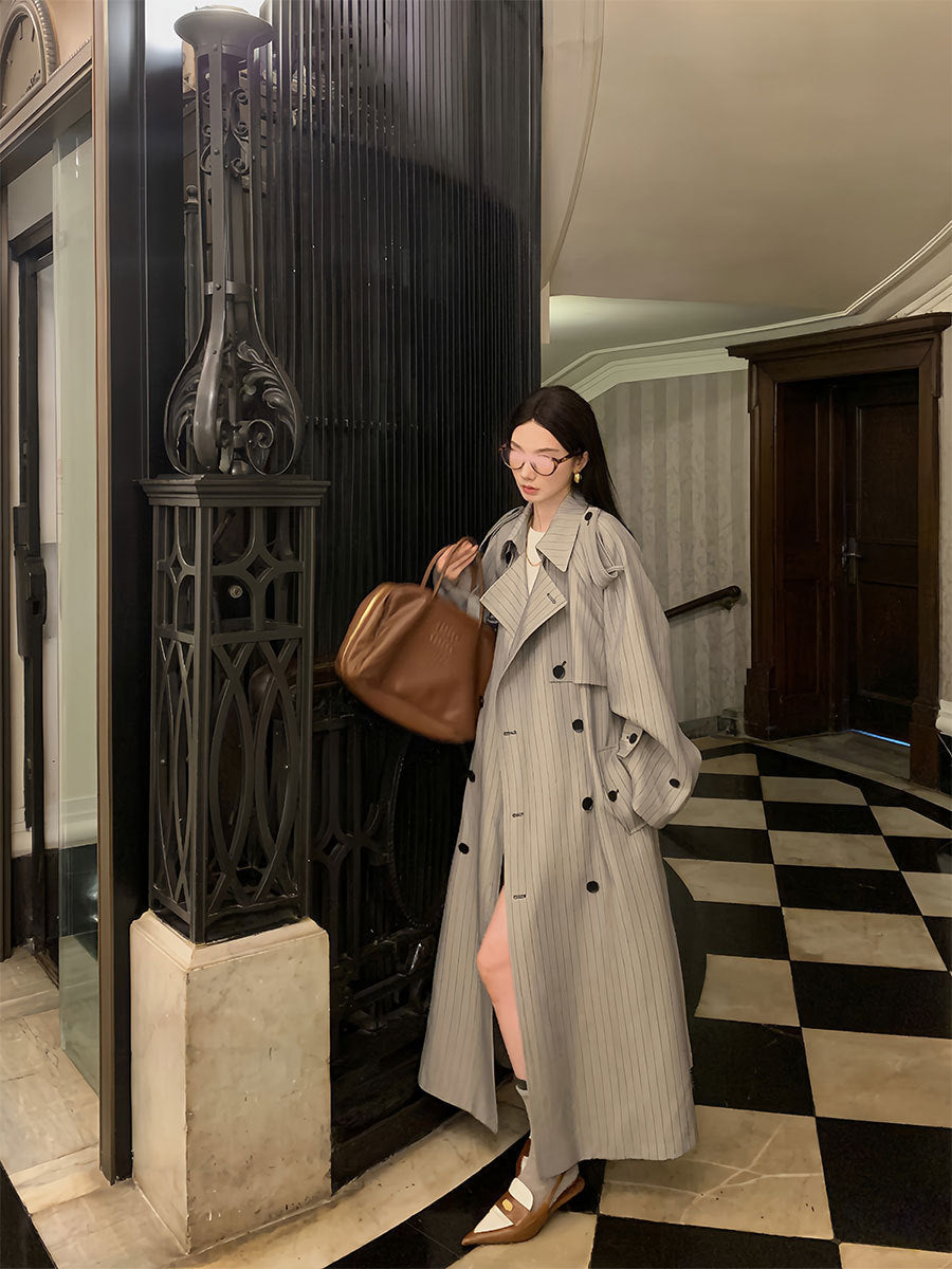 Women's Double-Breasted Trench Coat