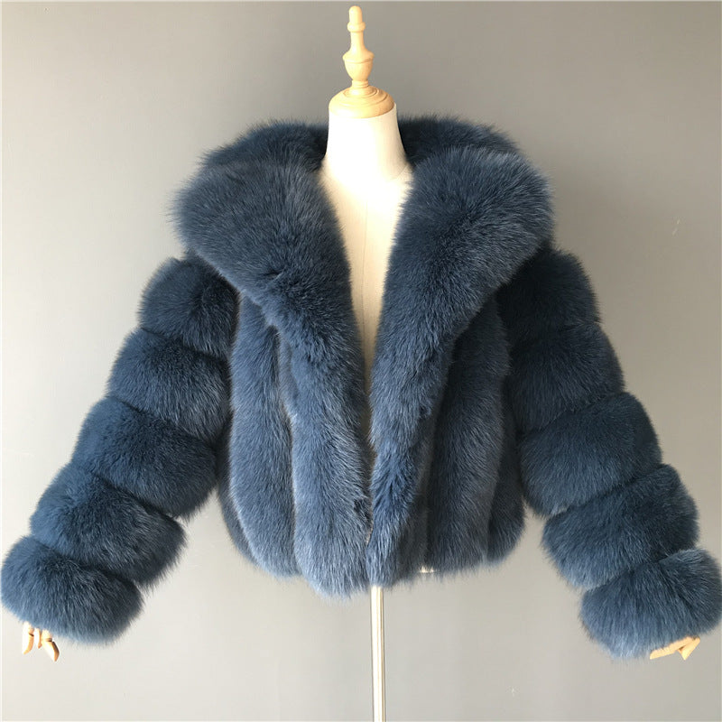 Fashion Artificial Fur Winter Short Coats for Women