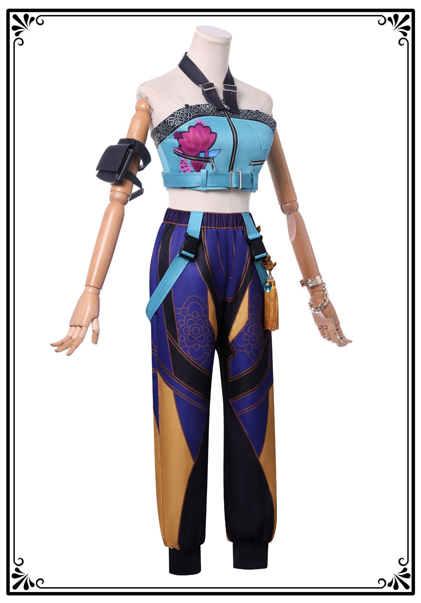 K-POP Demon Hunter Girl Group Cosplay Costume – Lumimira Zoey Outfit