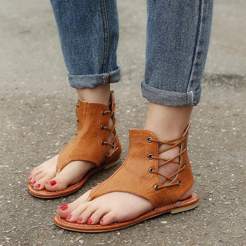 Women Summer Flip Flop Flat Sandals-STYLEGOING