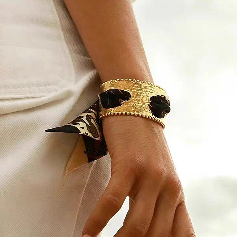 Vintage Colorful Scarf Bracelet