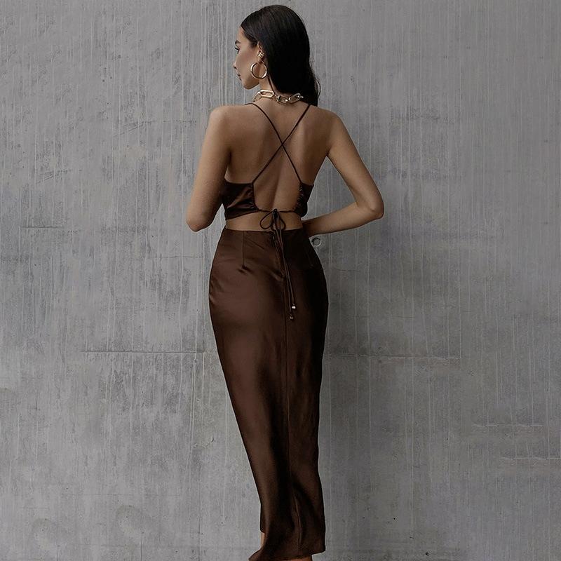 Sexy Backless Bandage Summer Slip Dresses-Dresses-Free Shipping at meselling99