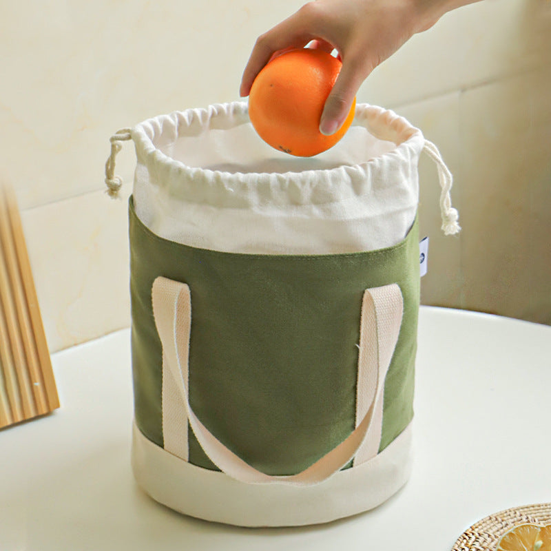 Insulated Lunch Bag with Drawstring