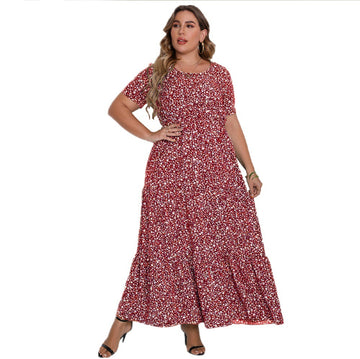 Plus Size Boho Beach Maxi Dress