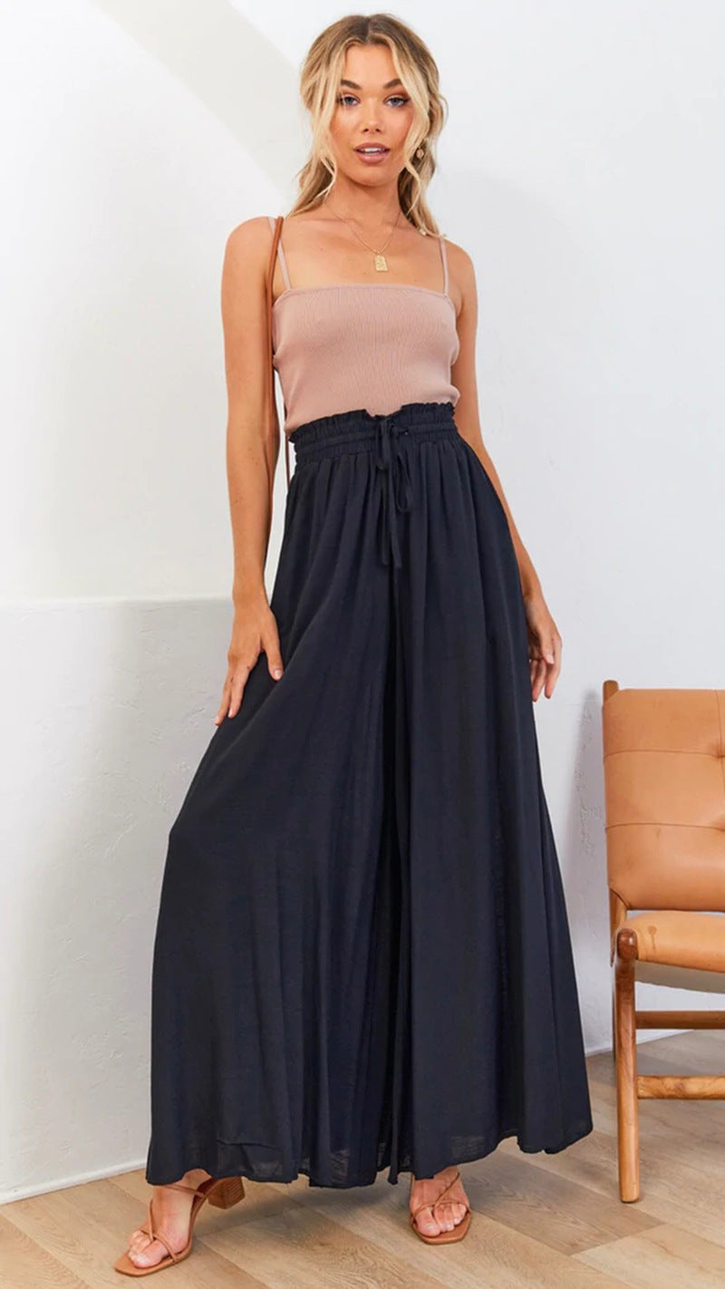 Women's High-Waisted Wide-Leg Palazzo Pants