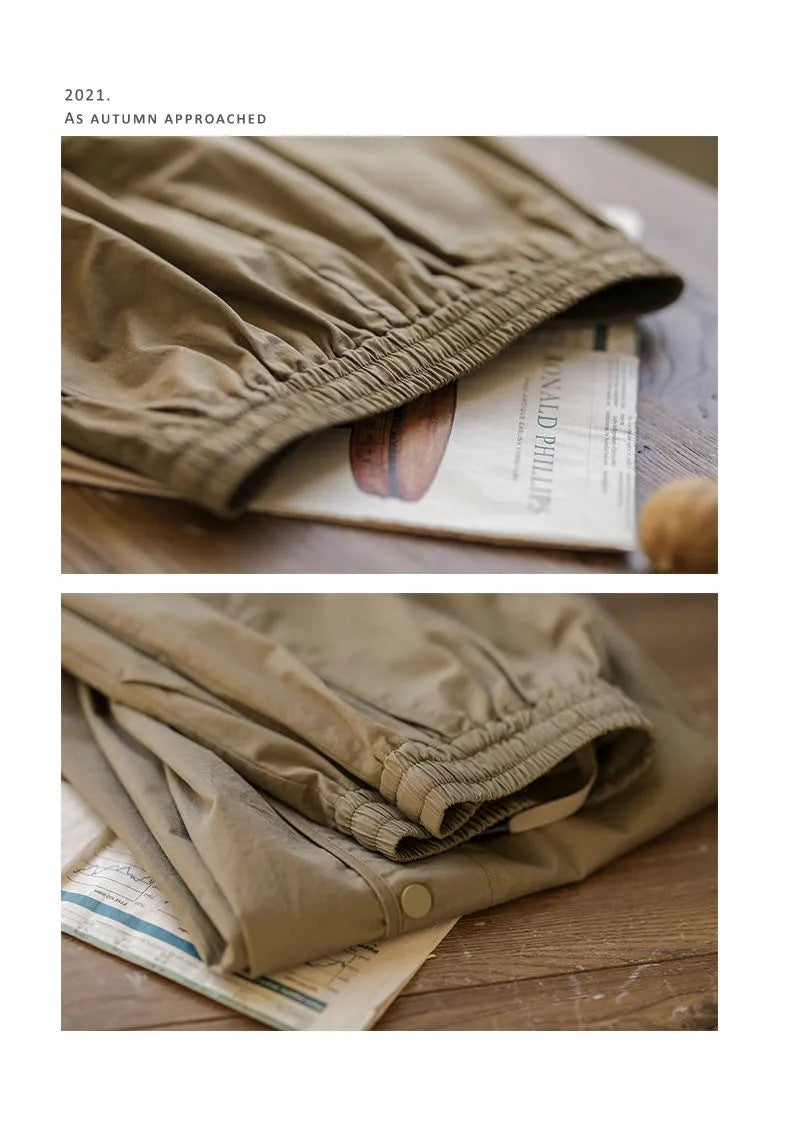 High-Waisted Cargo Jogger Pants