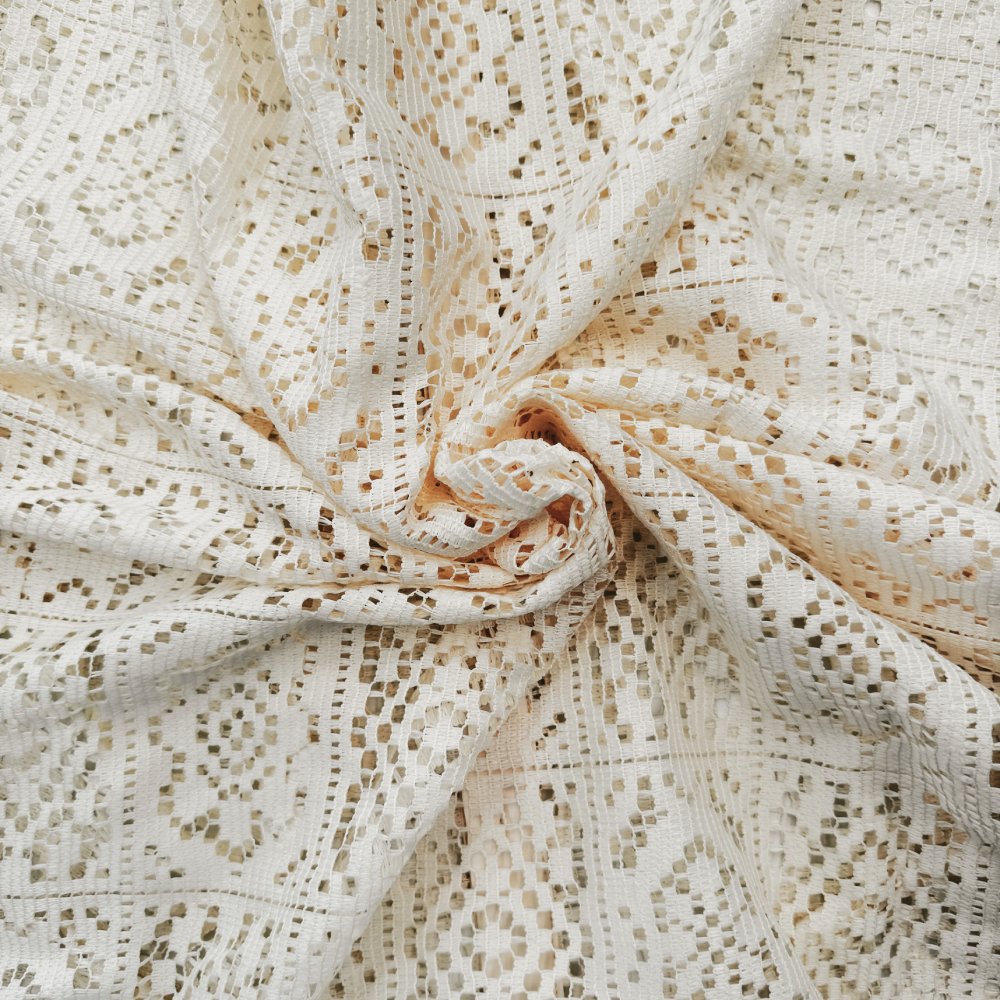 Vintage Lace Blouse – Women's Elegant Long Sleeve Sheer Office Shirt-Ivory-S-Free Shipping Leatheretro