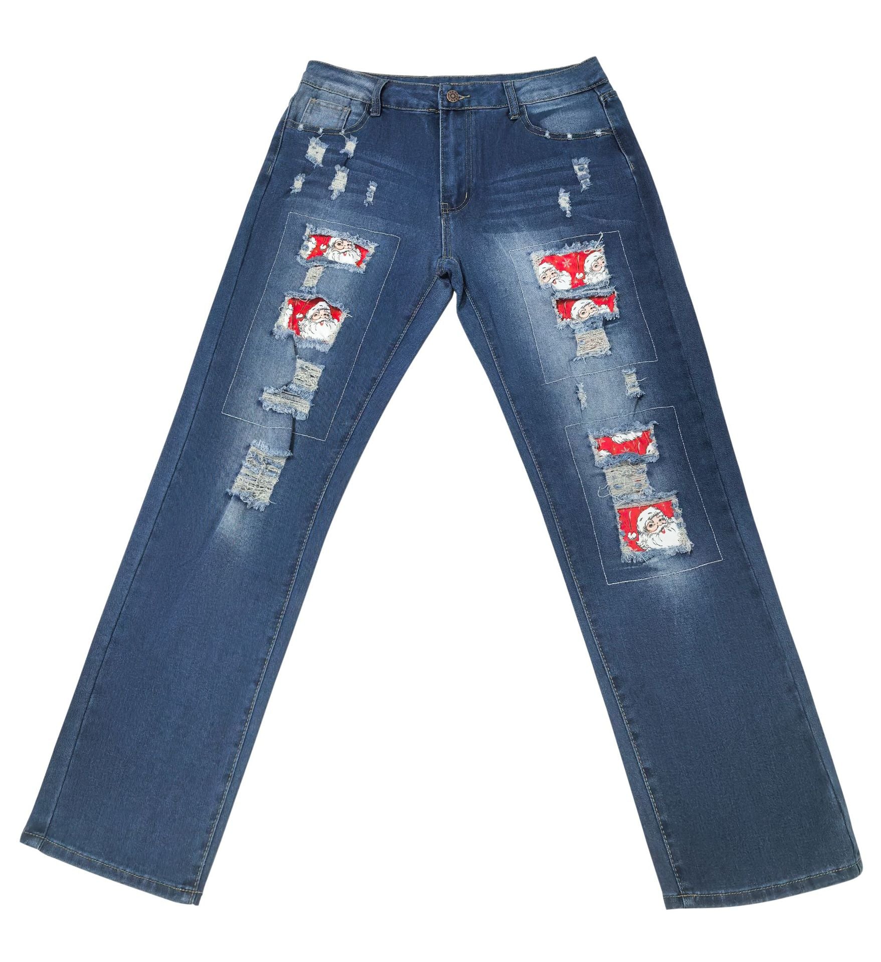 Women’s Mid-Rise Straight Leg Jeans for Halloween