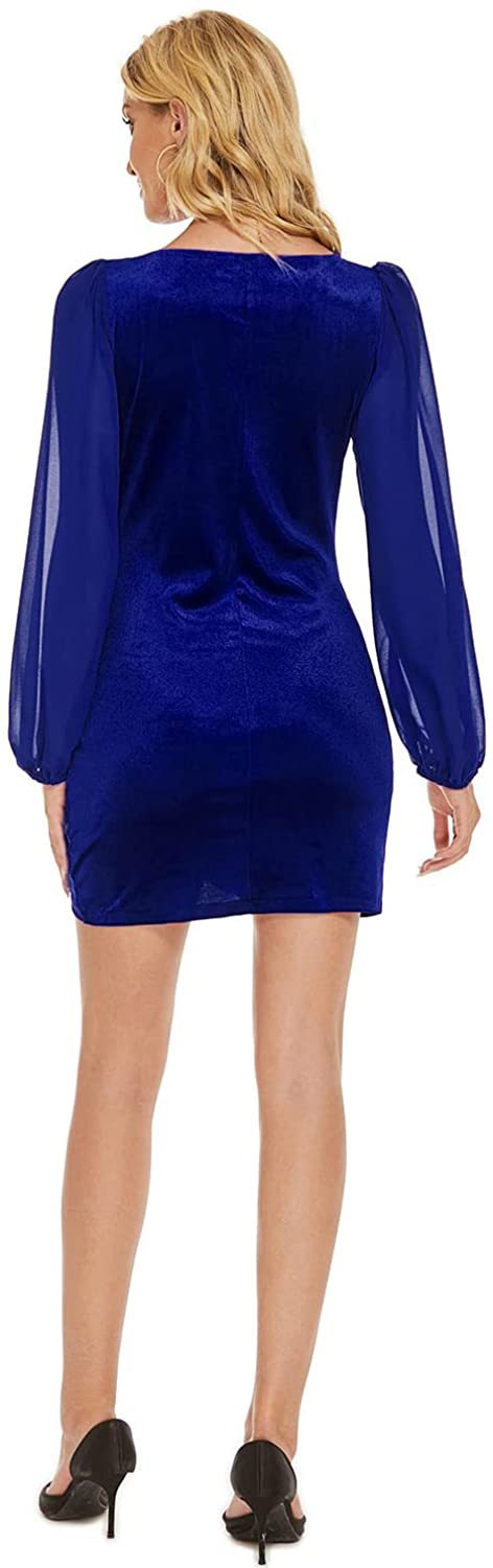 Sexy Long Sleeves Women Mini Party Dresses-Dresses-Free Shipping at meselling99