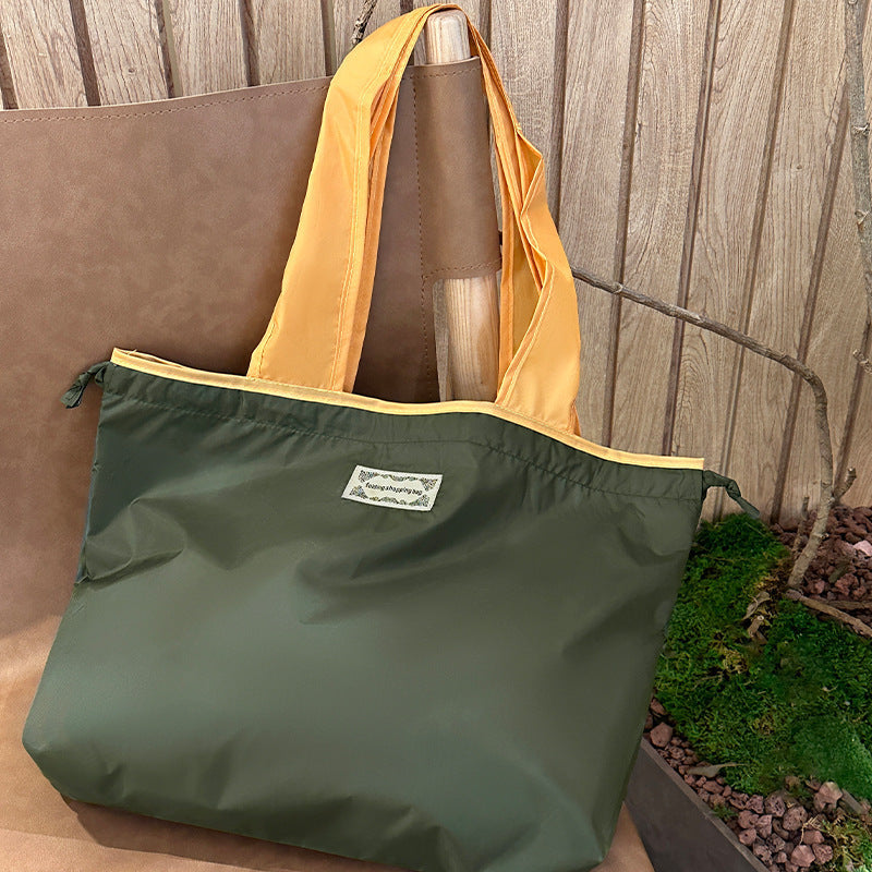 Large-Capacity Waterproof Tote for Market & Travel