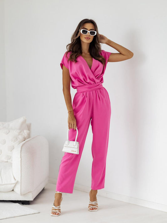 Casual Summer Short Sleeves Jumpsuits