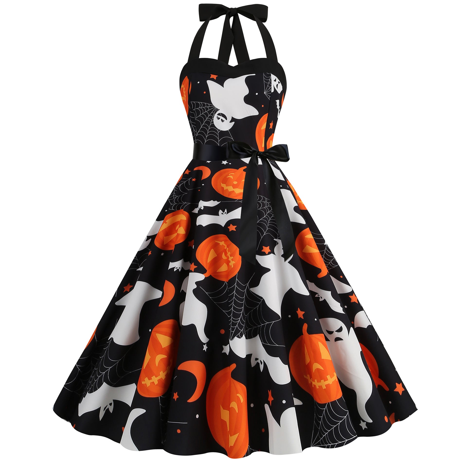 Elegant Vintage Halloween Dress