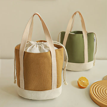 Insulated Lunch Bag with Drawstring