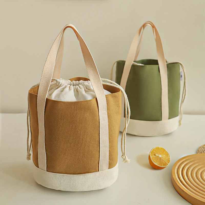 Insulated Lunch Bag with Drawstring