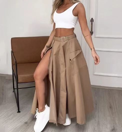 Sexy Summer Sleeveless Tank Tops & Skirts Suits