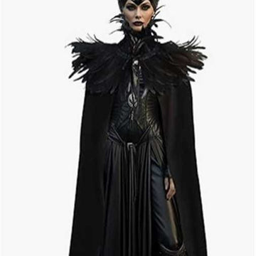 Halloween Ethereal Feather Cape Cloak