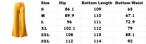 Casual Summer High Waist Wide Legs Pants