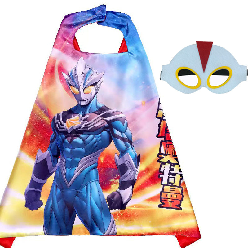 Kids Halloween Superhero Cape Costume