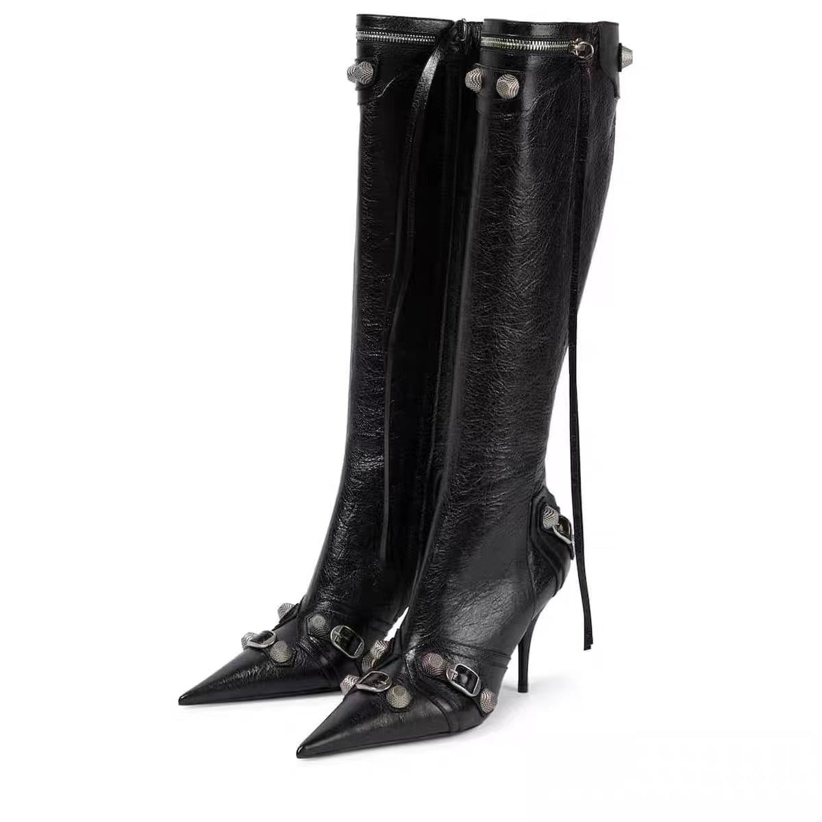 Sexy Peep Toe Rivet Plus Sizes Women Boots